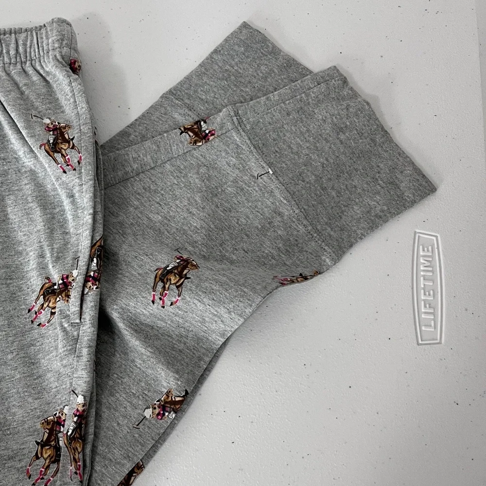 Polo Ralph Lauren Men’s Knit Allover Logo Jogger Pajama Pants size XL